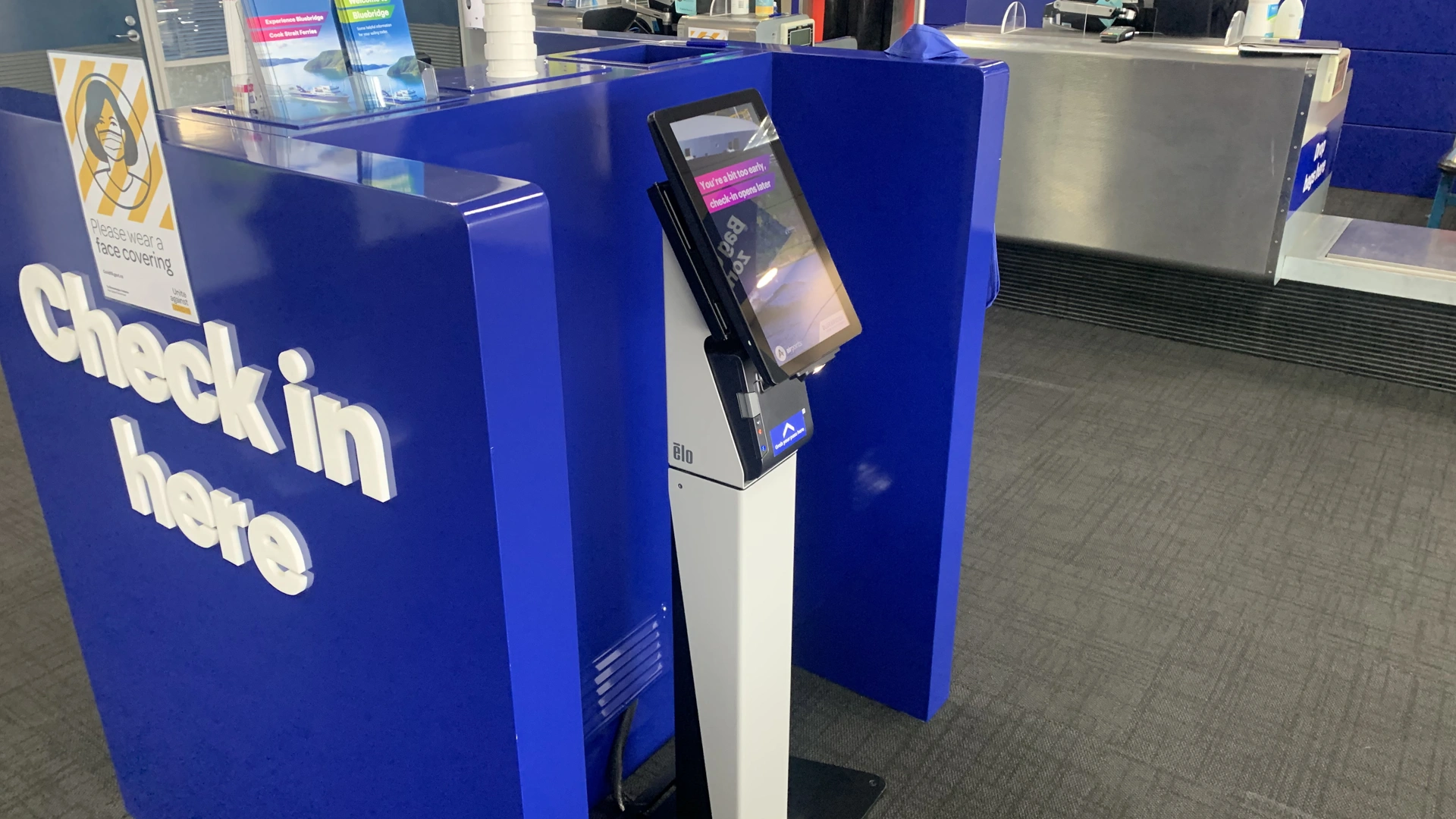 Vehicle and Passenger Ferry Check In Kiosk